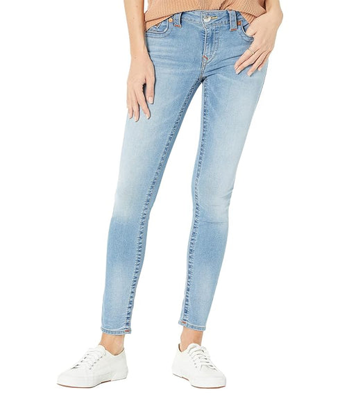 Jennie Stretch Curvy Mid Rise Skinny Jeans